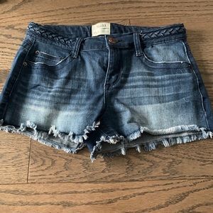 mudd denim shorts